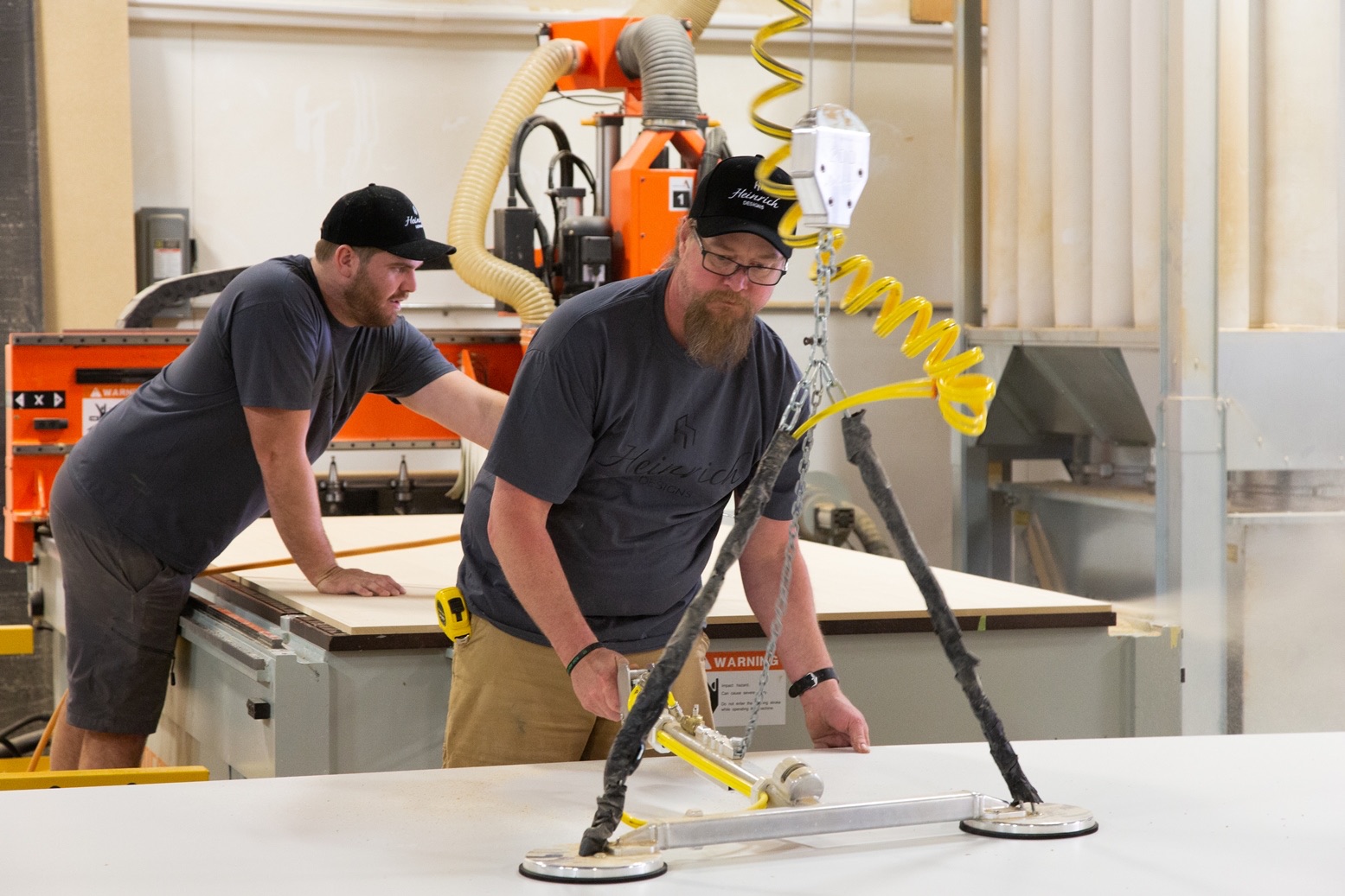 The Heinrich Designs team at work in Calgary
