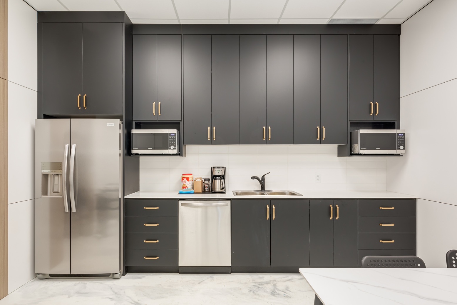 Commercial staff room cabinetry
