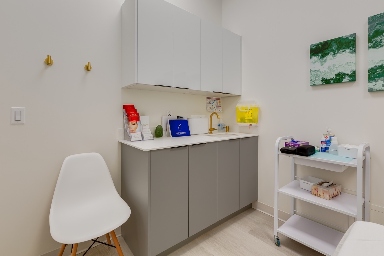 Medical office cabinetry