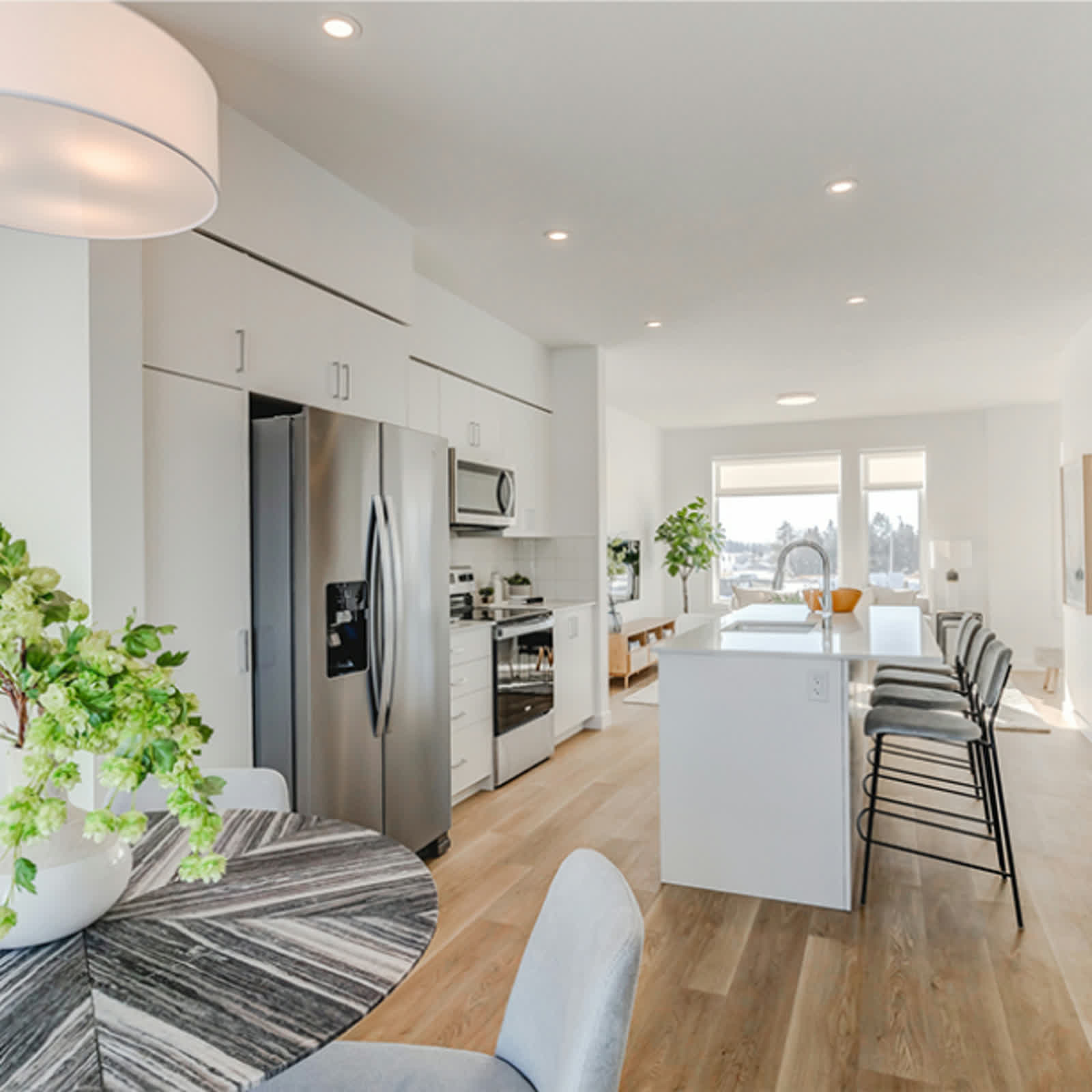 Minto East Hill Crossing — kitchen wide view from dining area
