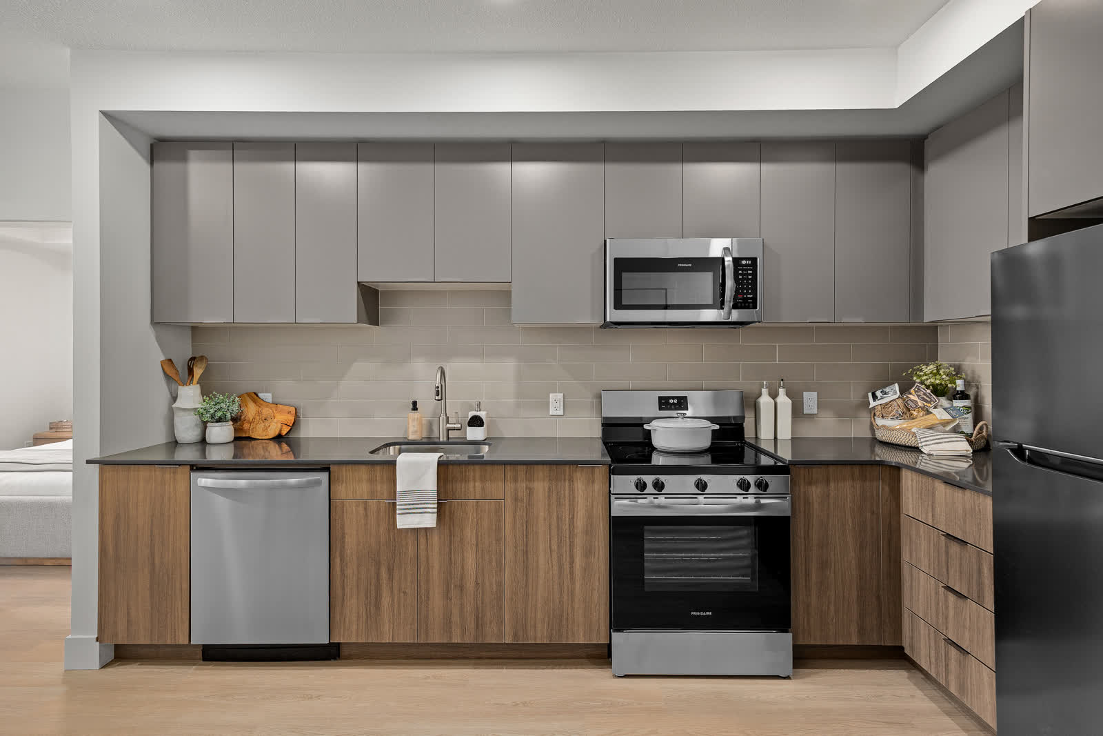 Troika Lawson — kitchen galley wall, 1110 Lawson