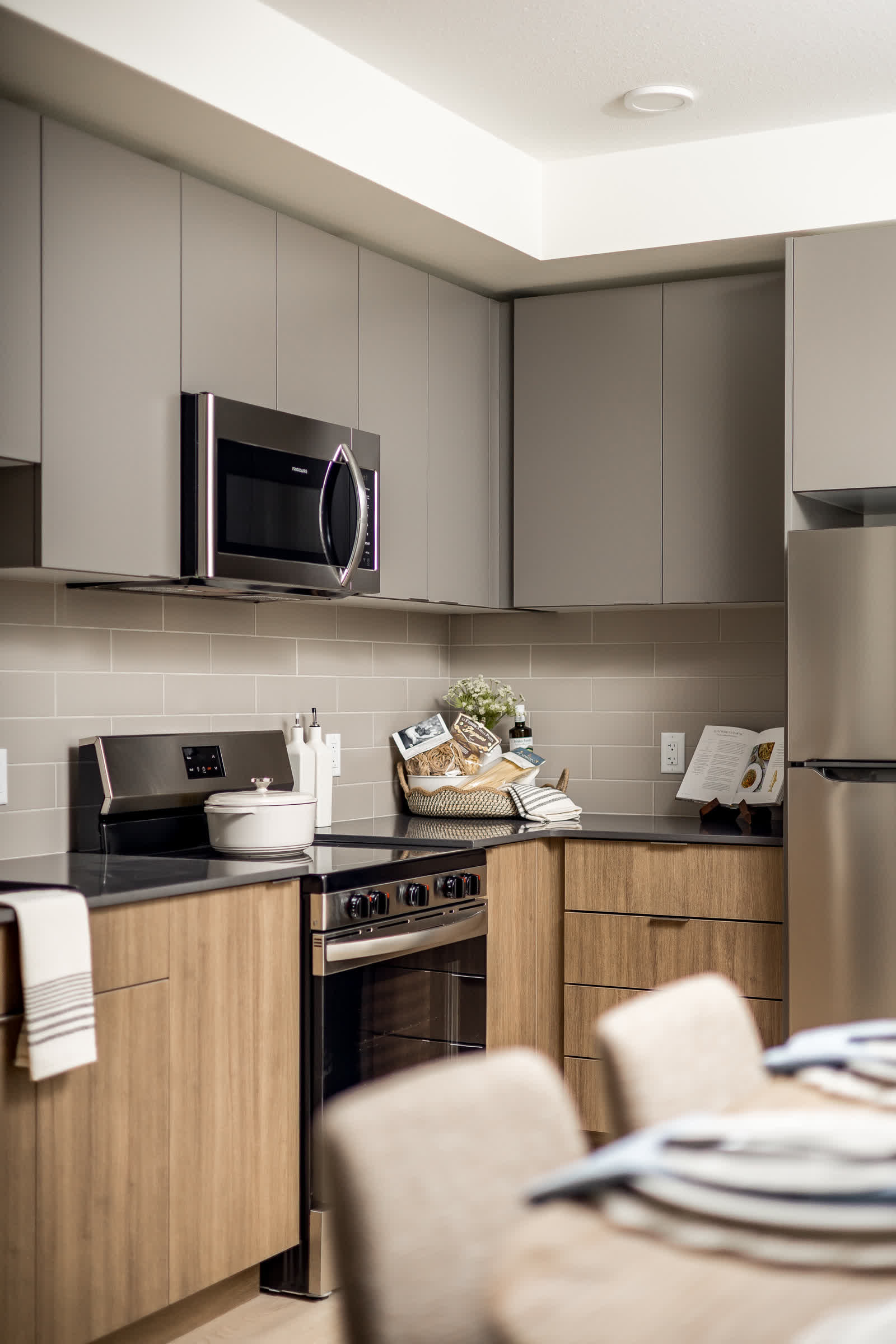Troika Lawson — kitchen from dining area, 1110 Lawson